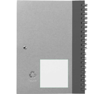 Bloco de notas com esferográfica